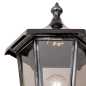 Preview: rustikale Wandlaterne mit Rauchglas