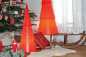 Preview: rote Aussenleuchte Design-Baum