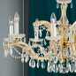 Preview: Kristall-Kronleuchter 8-flammig