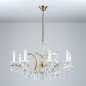 Preview: Kristall-Kronleuchter 8-flammig