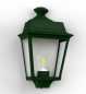Preview: grüne Außenlampe klassisch