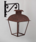 Preview: Aussenlampe Landhausstil rostfarben
