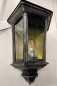 Preview: rustikale Wandlaterne mit Rauchglas