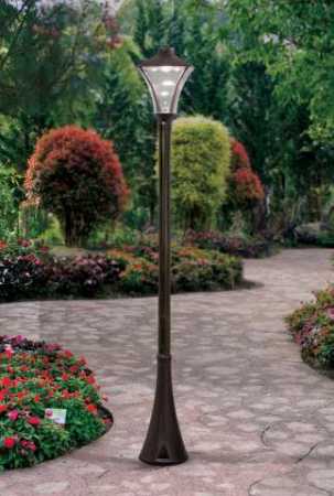 klassische Gartenlaterne mit LED