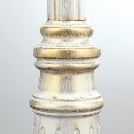 klassische Wegeleuchte weiß