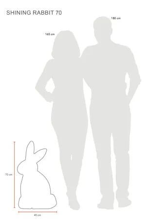 Gastronomiebeleuchtung Ostern 70cm