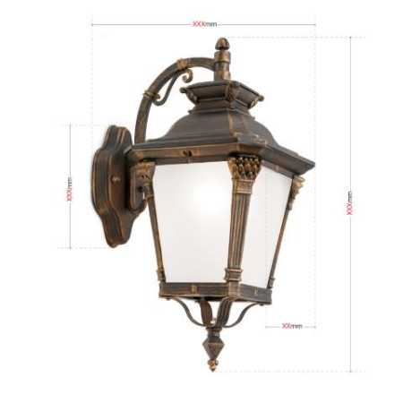 Vintage Aussenleuchte für Restaurant