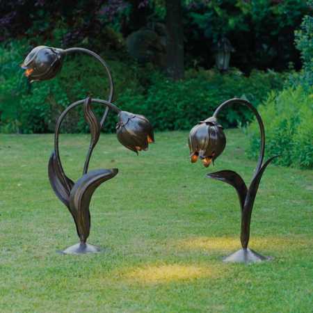 2-flammige Design-Aussenleuchte