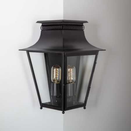 Eck-Aussenleuchte Landhausstil