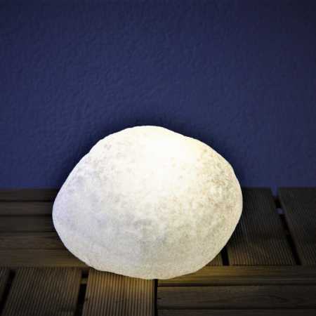 Akku Aussenleuchte Stein