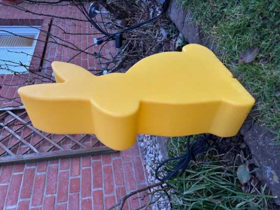 Osterbeleuchtung Gastro gelb