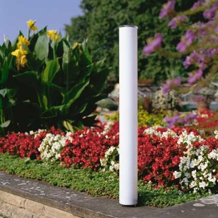 weiße Wegeleuchte 95cm