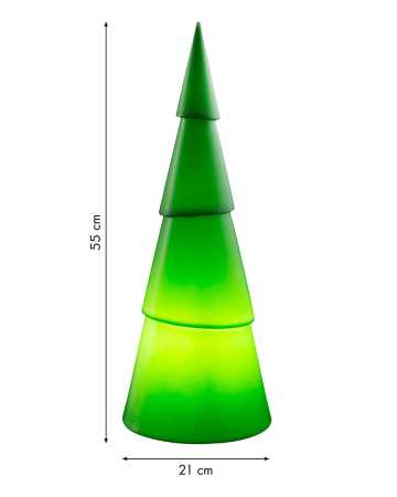 grüne Aussenleuchte Design-Baum