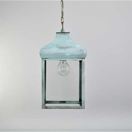 Aussenleuchte grün-antik