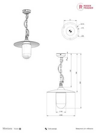 Design Pendelleuchte außen
