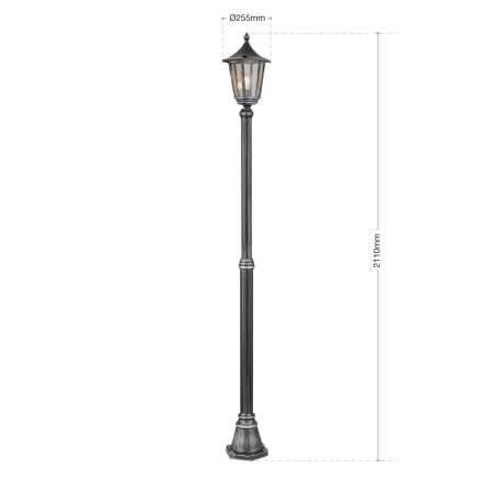 Aussenleuchte Gastronomie 211cm