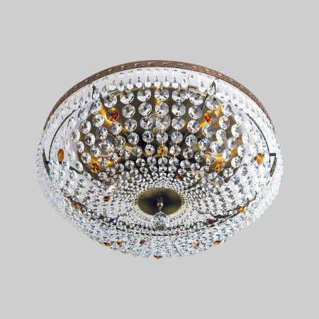 Kristall-Deckenleuchte antik