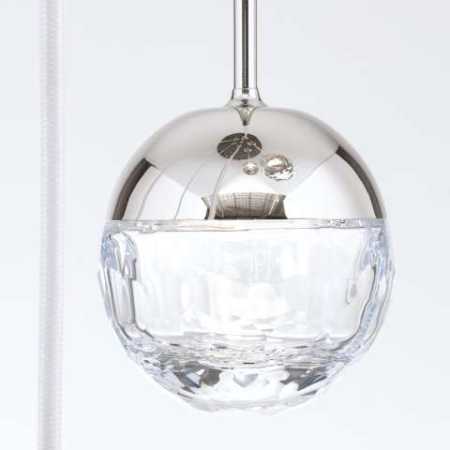 Pendelleuchte mit Kristallkugeln
