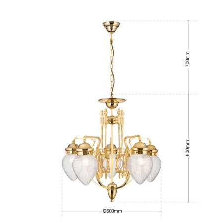 Kronleuchter im Jugendstil