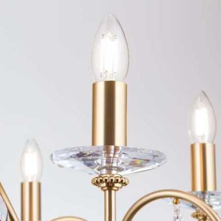 Kronleuchter gold 6-flammig