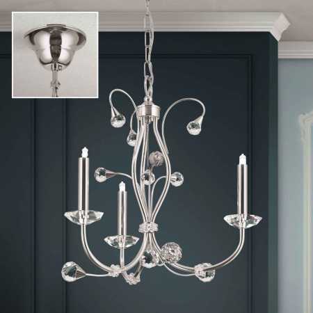 moderner Kronleuchter 3-flammig