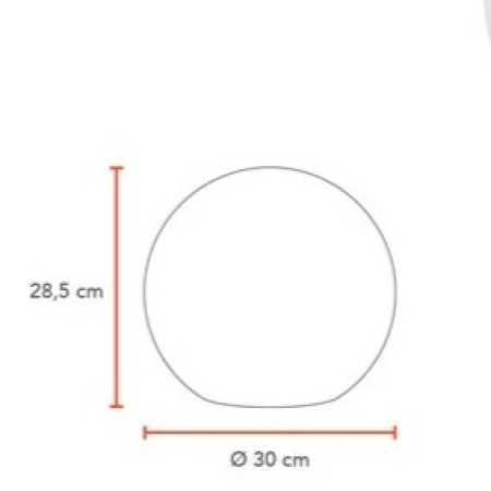 Aussenleuchte mit Akku 30cm