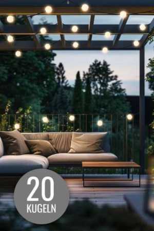 Lichterkette Wintergarten
