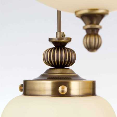 antiker Messing- Kronleuchter