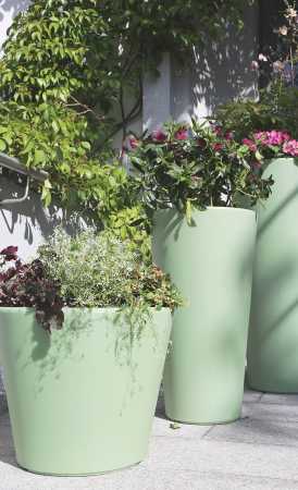 Aussenbeleuchtung LED-Blumentopf