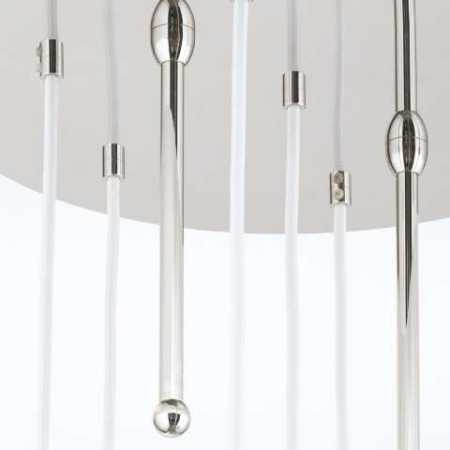 Pendelleuchte mit Kristallkugeln