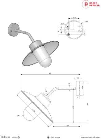 Wand Aussenleuchte Hofleuchte