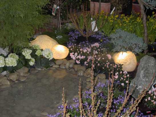 Aussenleuchte Stein 40cm