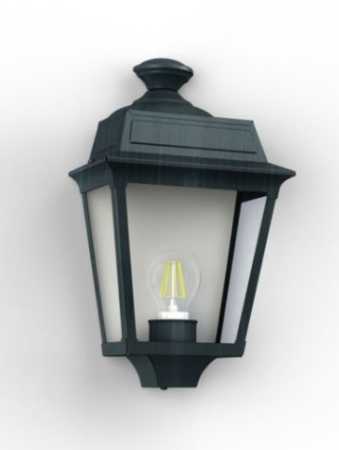 grüne Außenlampe klassisch