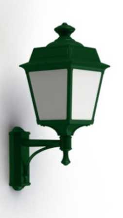 grüne Außenwandlampe klassisch