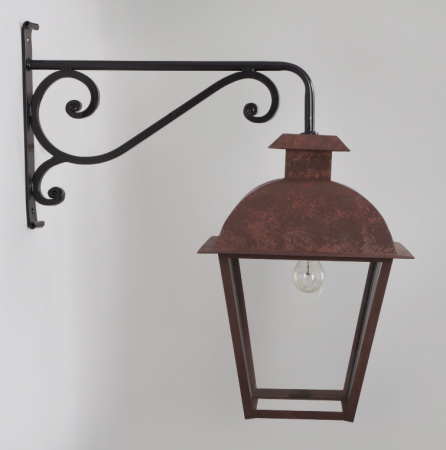 Aussenlampe Landhausstil rostfarben