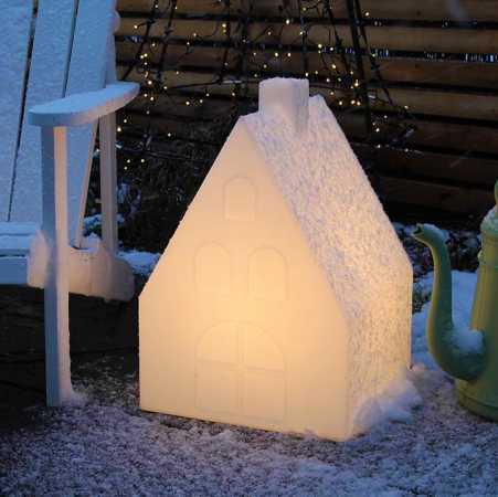 Solar Weihnachtsbeleuchtung Haus