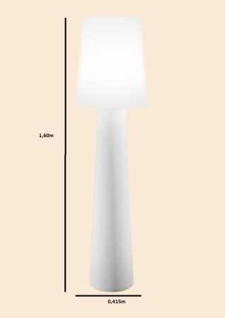 RGB-Aussenleuchte rosa