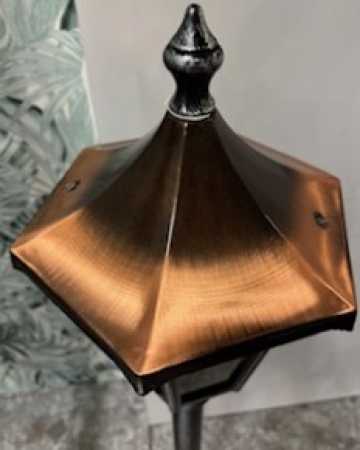 rustikale Wegeleuchte 116cm