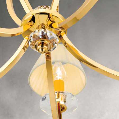 klassischer Kronleuchter mit Schirmen