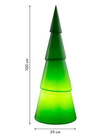 grüne Aussenleuchte Weihnachten