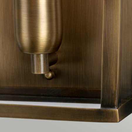 Messing Aussenleuchte antik