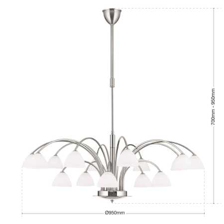 moderne Hängeleuchte 15-flammig