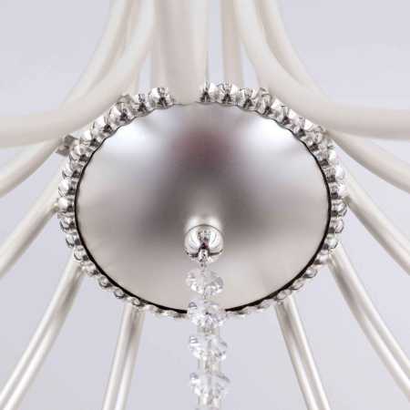 klassischer Kronleuchter silber