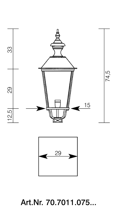 traditionelle Wandleuchte 3 | Klassische Aussenleuchten Online Shop
