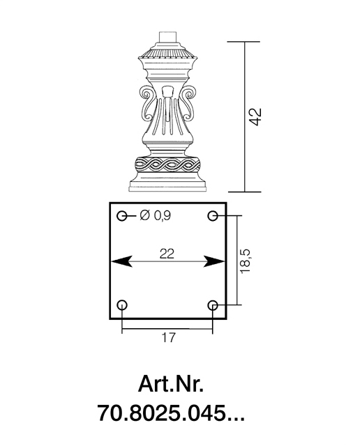 Klassische Aussenleuchte mit Pferdemotiv 1 | Klassische Aussenleuchten