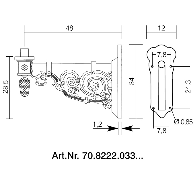 Schwarze Aussenwandleuchte 4 | Klassische Aussenleuchten Online Shop
