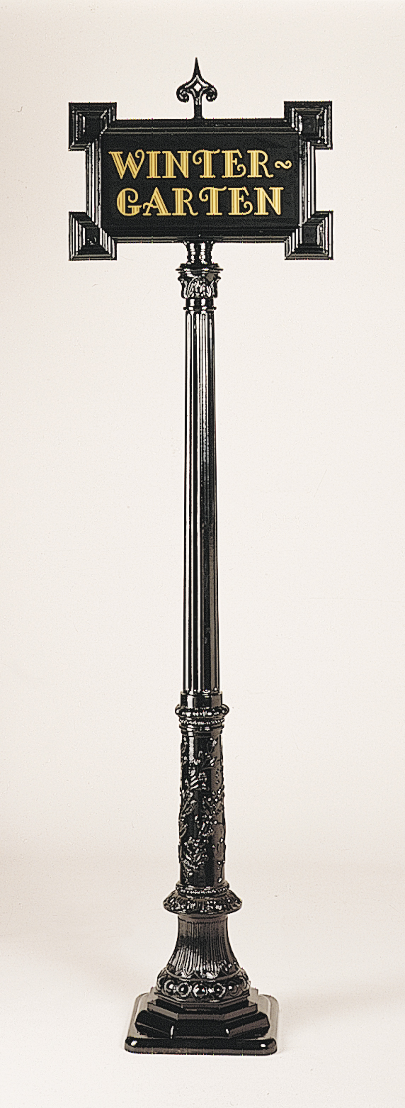 klassisches Hinweisschild 2 | Klassische Aussenleuchten Online Shop