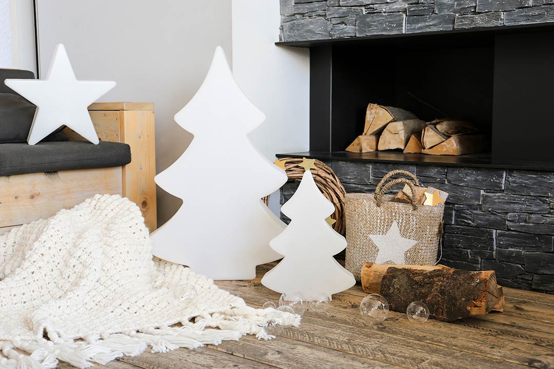 Aussenleuchte großer Tannenbaum