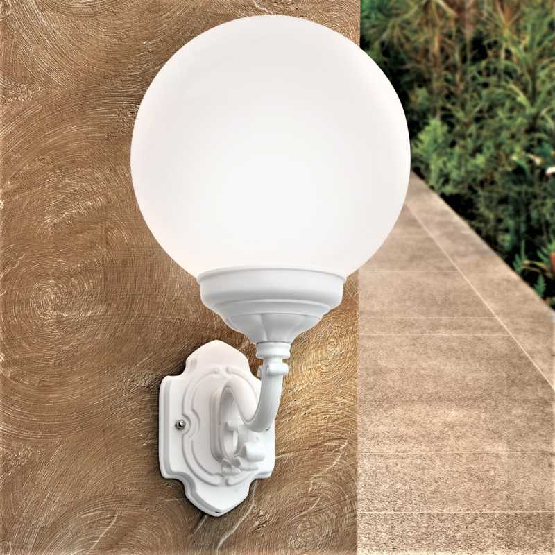 Außenwandleuchte weiß