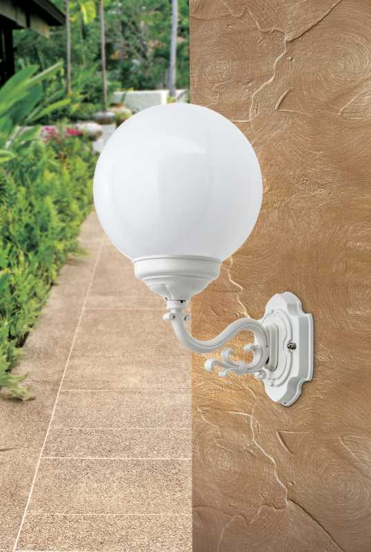 Außenwandleuchte weiß